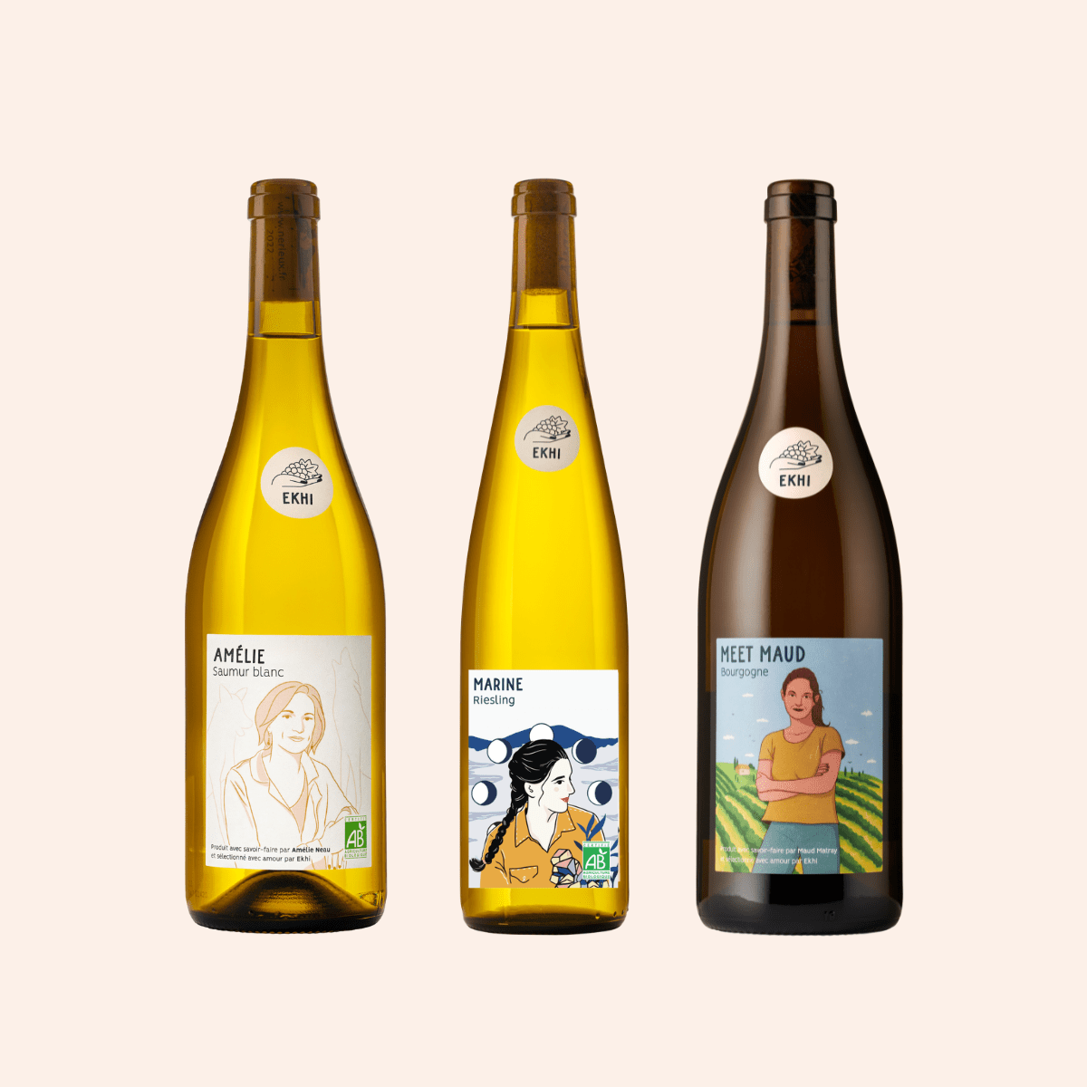 Trio Blancs ☀️💦 | 3 bouteilles - Ekhi