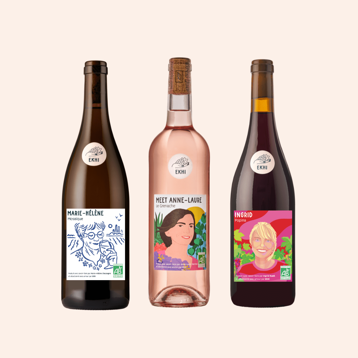 Trio Apéro au soleil ⛱️ | 3 bouteilles - Ekhi
