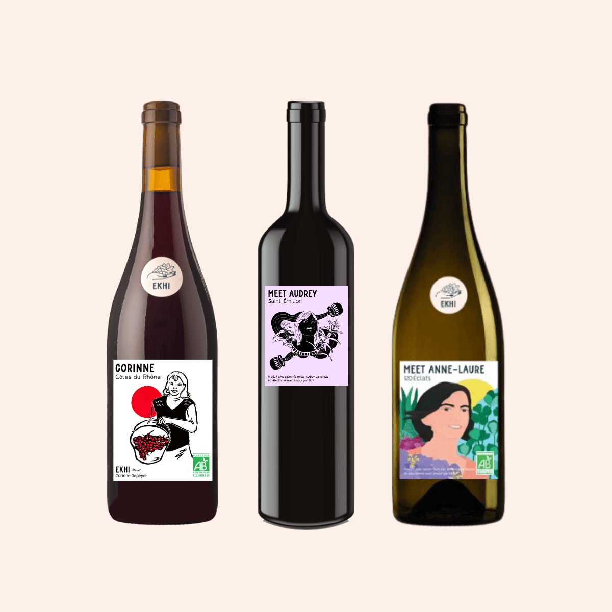 Trio Rouges (puissants) 💪 | 3 bouteilles - Ekhi